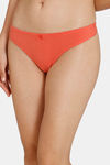 Zivame Low Rise Zero Coverage Thong - Burnt Sienna — thumbnail 5